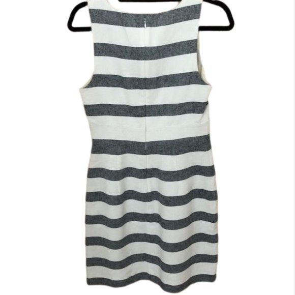 J. Crew Factory Navy and White Dress - Picture 2 of 7